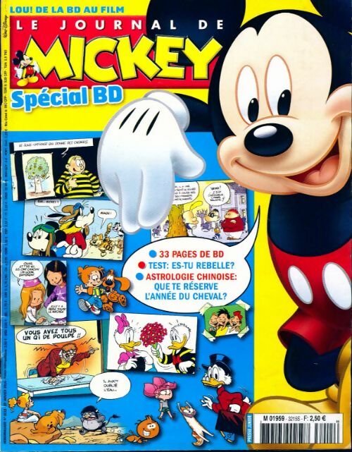 Le journal de Mickey n°3215 : Spécial BD - Collectif -  Le journal de Mickey - Livre