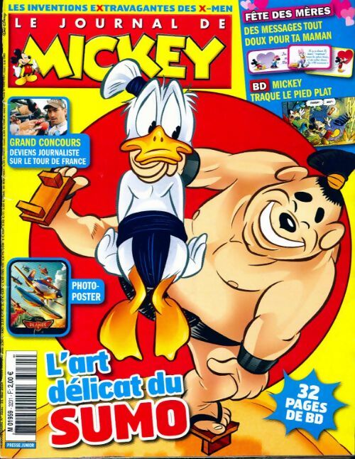 Le journal de Mickey n°3231 : L'art délicat du sumo - Collectif -  Le journal de Mickey - Livre