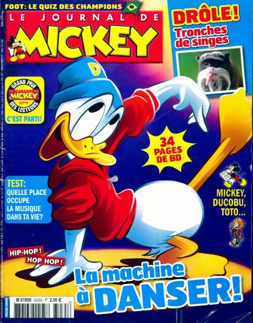 Livrenpoche : Le journal de Mickey n°3235 : La machine à danser ! - Collectif - Livre