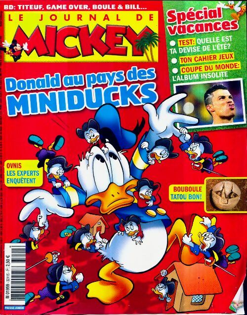Livrenpoche : Le journal de Mickey n°3241 : Donald au pays des Miniducks - Collectif - Livre