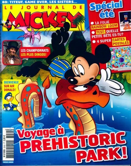 Livrenpoche : Le journal de Mickey n°3242 : Voyage à Préhistoric park ! - Collectif - Livre