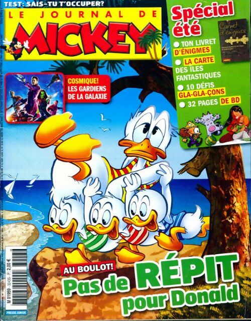 Livrenpoche : Le journal de Mickey n°3243 : Pas de répit pour Donald - Collectif - Livre