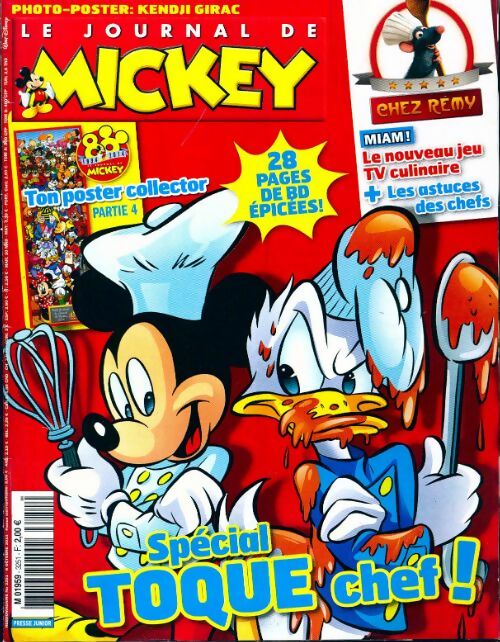 Livrenpoche : Le journal de Mickey n°3251 : Spécial toque chef ! - Collectif - Livre