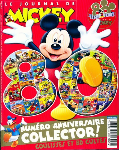 Livrenpoche : Le journal de Mickey n°3252 : Numéro anniversaire collector - Collectif - Livre