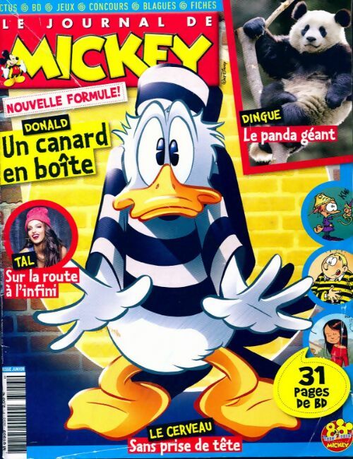 Livrenpoche : Le journal de Mickey n°3253 : Un canard en boîte - Collectif - Livre