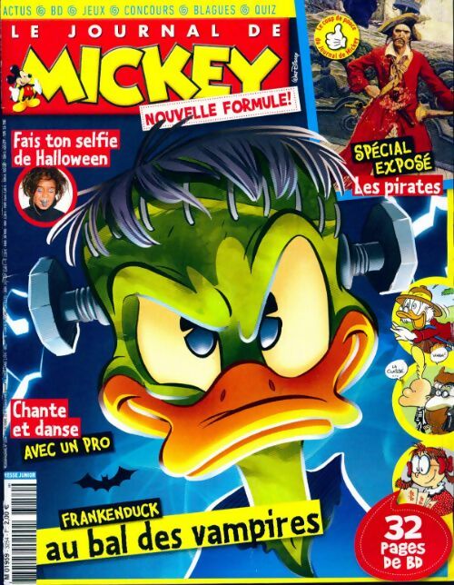 Livrenpoche : Le journal de Mickey n°3254 : Au bal des vampires - Collectif - Livre
