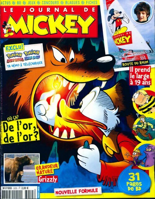 Livrenpoche : Le journal de Mickey n°3255 : De l'or, de l'or ? - Collectif - Livre
