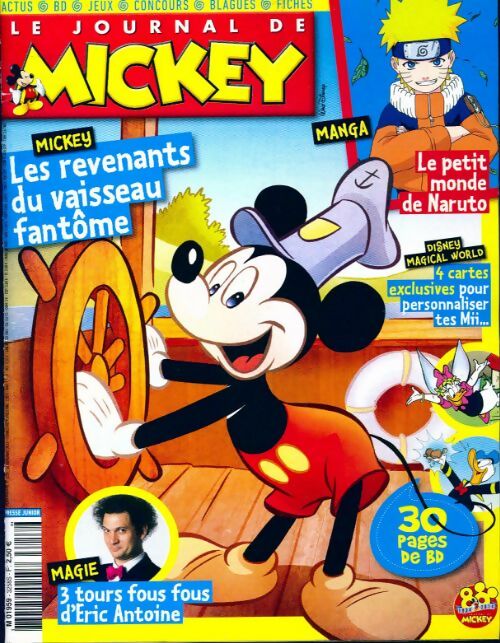 Livrenpoche : Le journal de Mickey n°3258 : Les revenants du vaisseau fantôme - Collectif - Livre