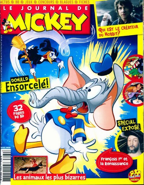 Livrenpoche : Le journal de Mickey n°3260 : Donald ensorcelé - Collectif - Livre