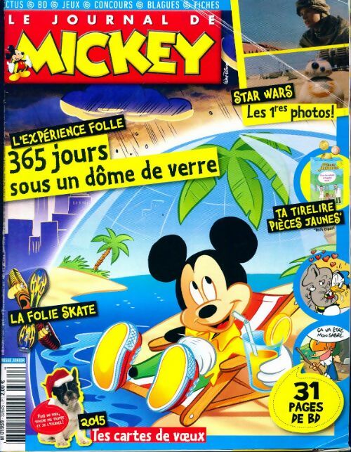 Livrenpoche : Le journal de Mickey n°3264 : 365 jours sous un dôme de verre - Collectif - Livre