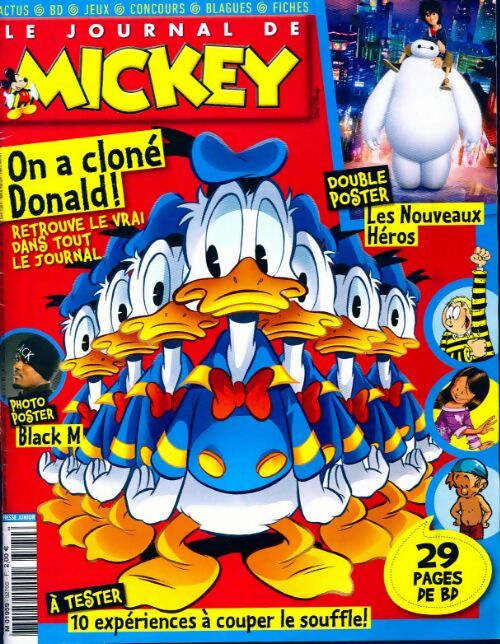 Livrenpoche : Le journal de Mickey n°3270 : On a cloné Donald - Collectif - Livre