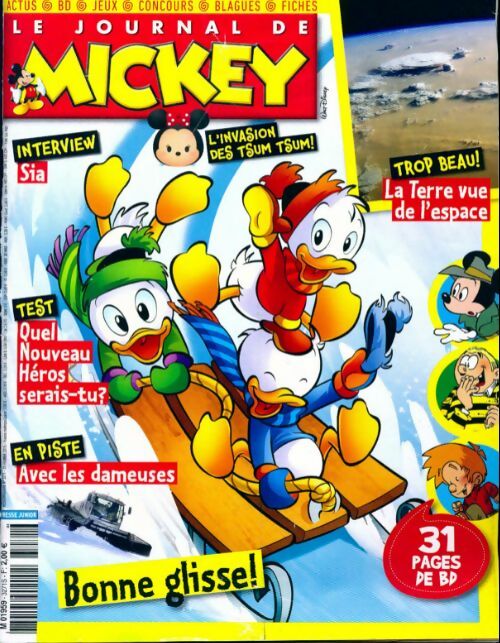 Livrenpoche : Le journal de Mickey n°3271 : Bonne glisse ! - Collectif - Livre
