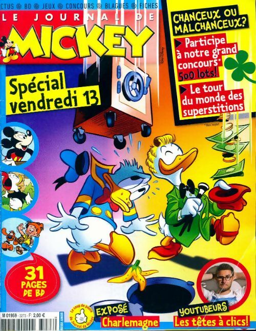 Livrenpoche : Le journal de Mickey n°3273 : Spécial vendredi 13 - Collectif - Livre