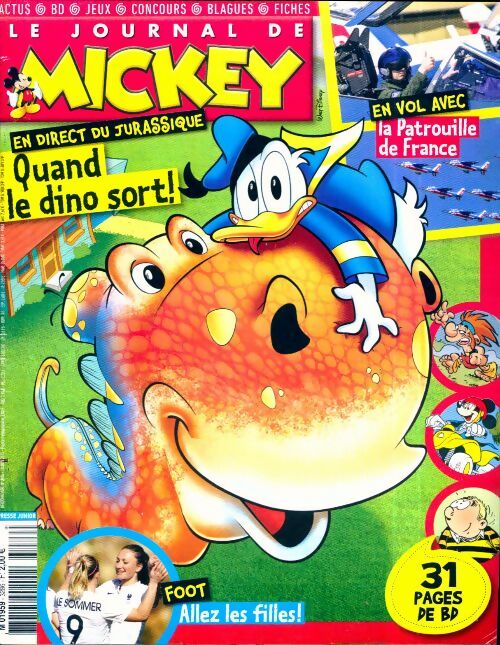 Livrenpoche : Le journal de Mickey n°3286 : Quand le dino sort ! - Collectif - Livre