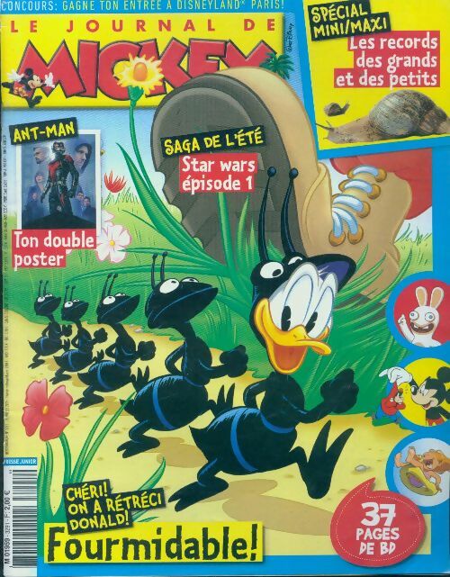 Livrenpoche : Le journal de Mickey n°3291 : Fourmidable ! - Collectif - Livre