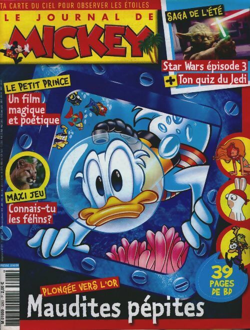 Livrenpoche : Le journal de Mickey n°3293 : Maudites pépites - Collectif - Livre