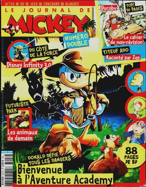 Livrenpoche : Le journal de Mickey n°3297-3298 : - Collectif - Livre