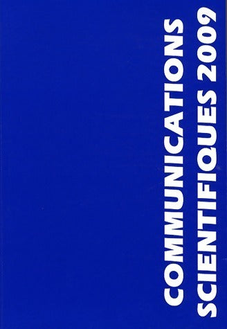 Livrenpoche : Communications scientifiques mapar 2009 - Collectif - Livre