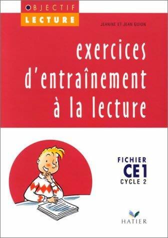 Livrenpoche : Exercices d'entrainement à la lecture CE1 fichier - Jeanine Guion - Livre