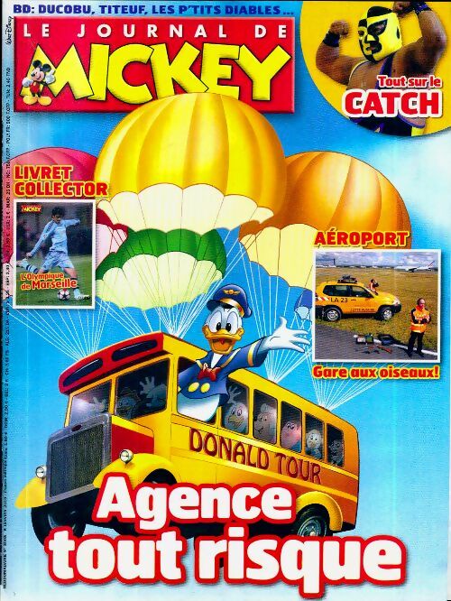 Livrenpoche : Le journal de Mickey n°3003 : Agence tout risque - Collectif - Livre