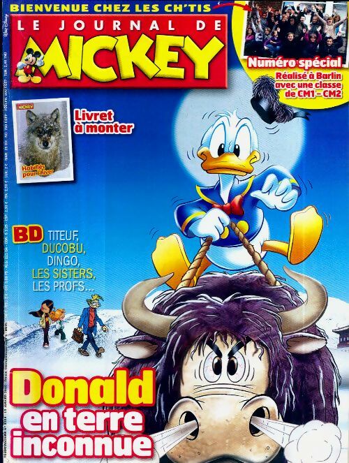 Livrenpoche : Le journal de Mickey n°3004 : Donald en terre inconnue - Collectif - Livre