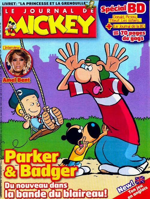 Livrenpoche : Le journal de Mickey n°3006 : Parker & Badger - Collectif - Livre