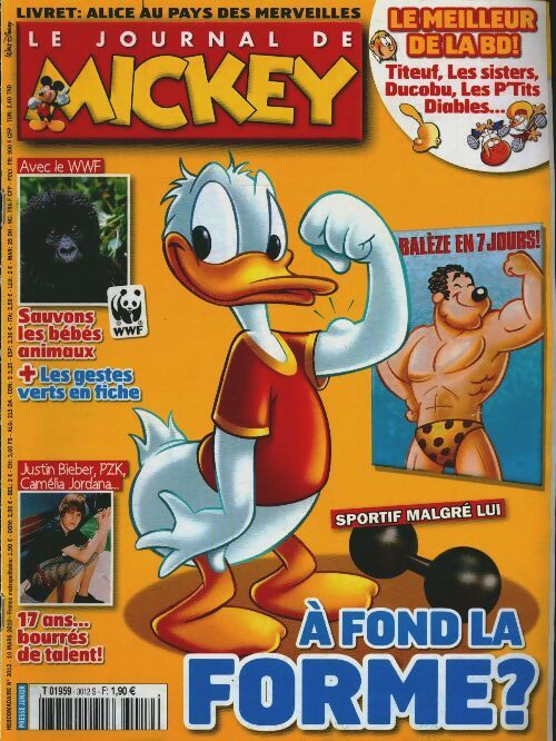 Livrenpoche : Le journal de Mickey n°3012 : A fond la forme ? - Collectif - Livre