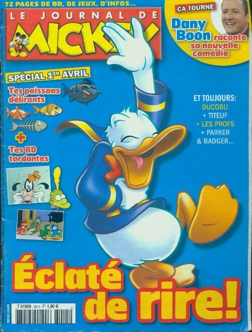 Livrenpoche : Le journal de Mickey n°3015 : Eclaté de rire ! - Collectif - Livre