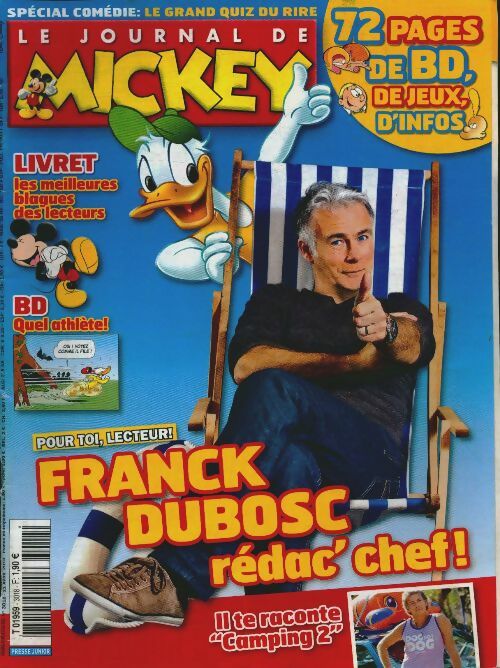 Livrenpoche : Le journal de Mickey n°3018 : Franck Dubosc - Collectif - Livre
