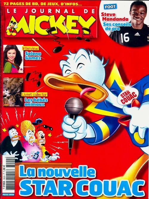 Livrenpoche : Le journal de Mickey n°3020 : La nouvelle star Couac - Collectif - Livre