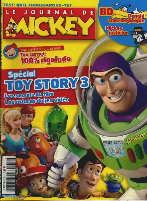 Livrenpoche : Le journal de Mickey n°3030 : Spécial Toy Story 3 - Collectif - Livre