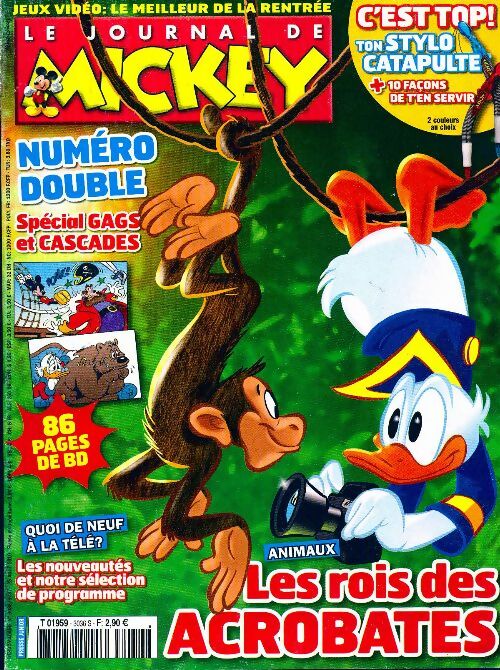 Livrenpoche : Le journal de Mickey n°3036 : Les rois des acrobates - Collectif - Livre