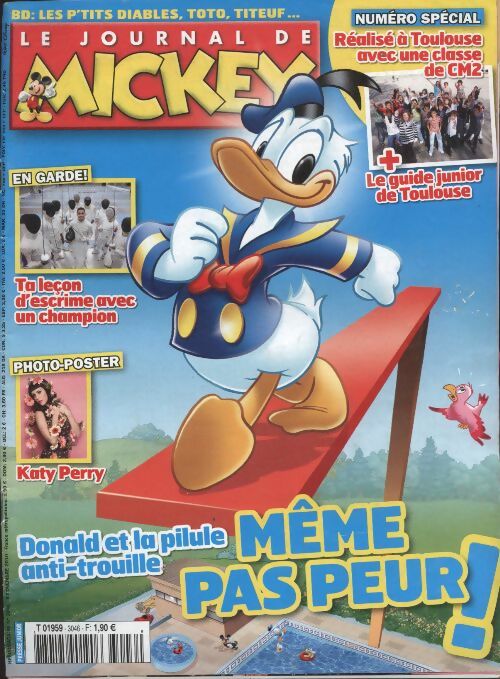 Livrenpoche : Le journal de Mickey n°3046 : Donald et la pilule anti-trouille, même pas peur - Collectif - Livre