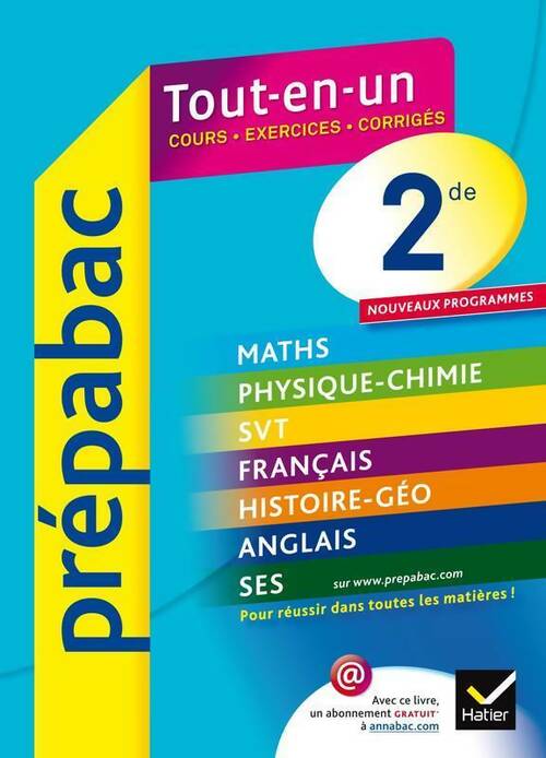 Livrenpoche : Tout-en-un Seconde : Toutes les matières - Didier Hourquin - Livre