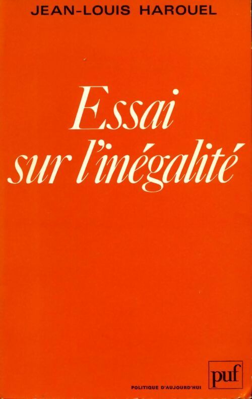 Livrenpoche : Essai sur l'inégalité - Jean-Louis Harouel - Livre