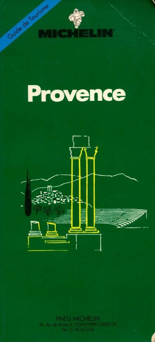 Provence 1993 - Michelin Travel Publications -  Le Guide vert - Livre