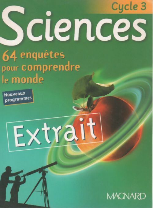 Livrenpoche : Sciences cycle 3. Extrait - Jean-Michel Rolando - Livre