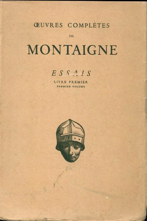 Livrenpoche : Essais Tome I vol 1 - Michel De Montaigne - Livre