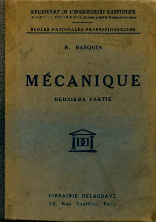 Livrenpoche : Mécanique 2ème partie - René Basquin - Livre