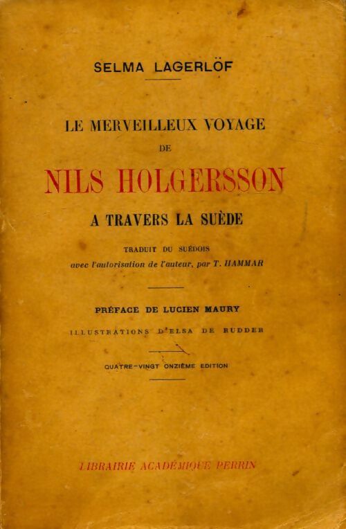 Livrenpoche : Le merveilleux voyage de Nils Holgersson à travers la Suède - Selma Lagerlöf - Livre