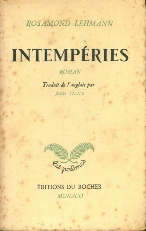 Livrenpoche : Intempéries - Rosamond Lehmann - Livre