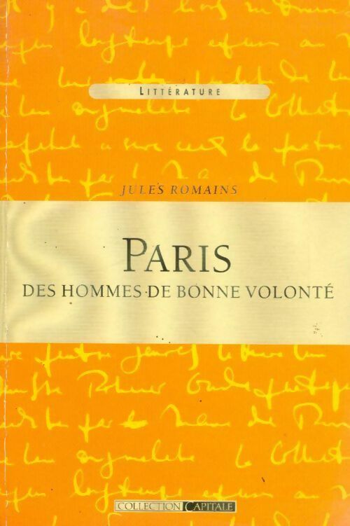 Livrenpoche : Paris des hommes de bonne volonté - Lise Jules Romains - Livre
