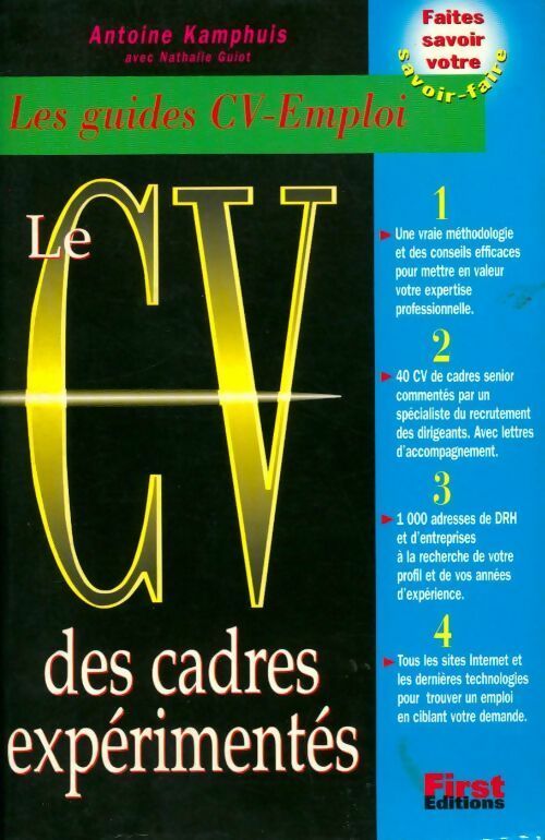 Livrenpoche : Le CV des cadres expérimentés - Antoine Kamphuis - Livre