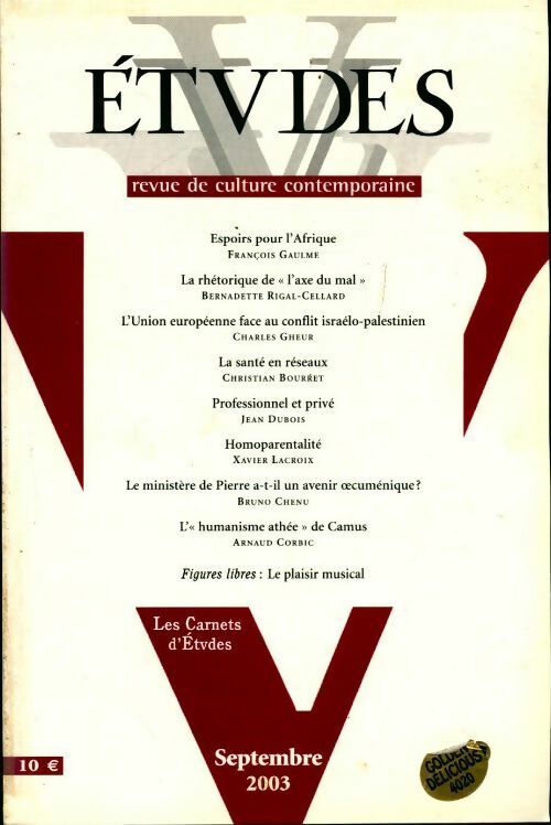 Livrenpoche : Etudes n°399-3 - Collectif - Livre