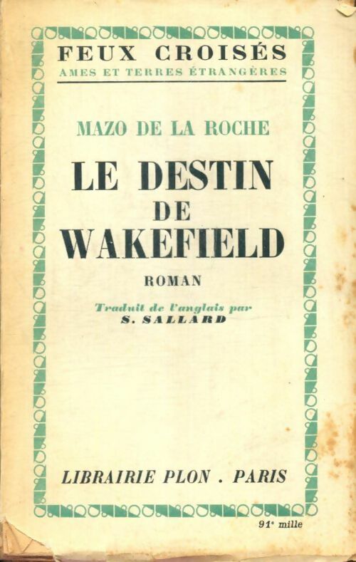 Livrenpoche : Mary Wakefield - Mazo De la Roche - Livre