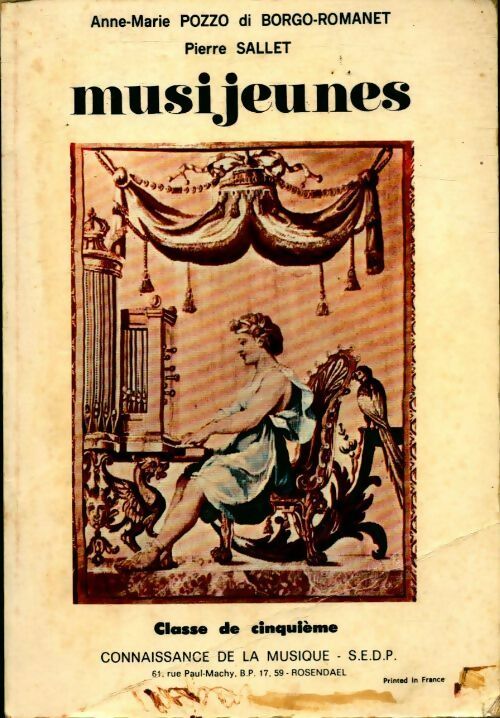 Livrenpoche : Musijeunes 5è - Anne-Marie Pozzo Di Borgo-Romanet - Livre