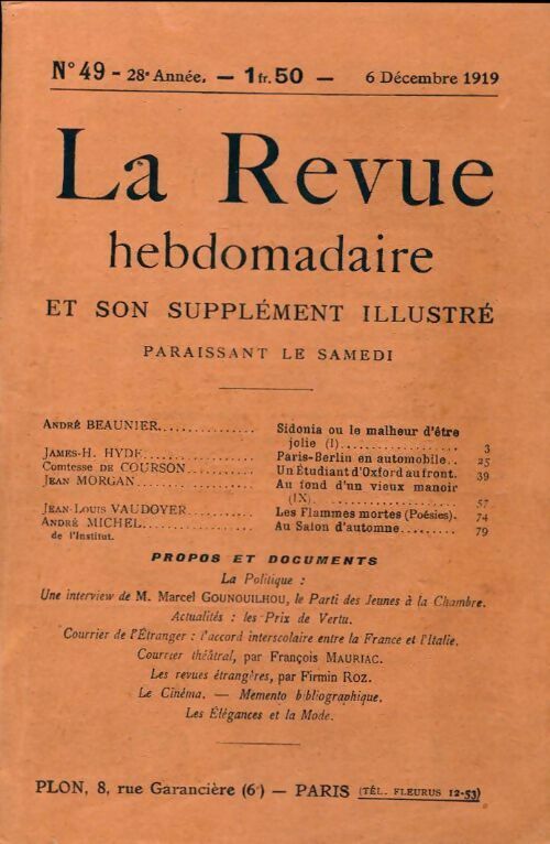 Livrenpoche : La revue hebdomadaire 28e année n°49 - Collectif - Livre