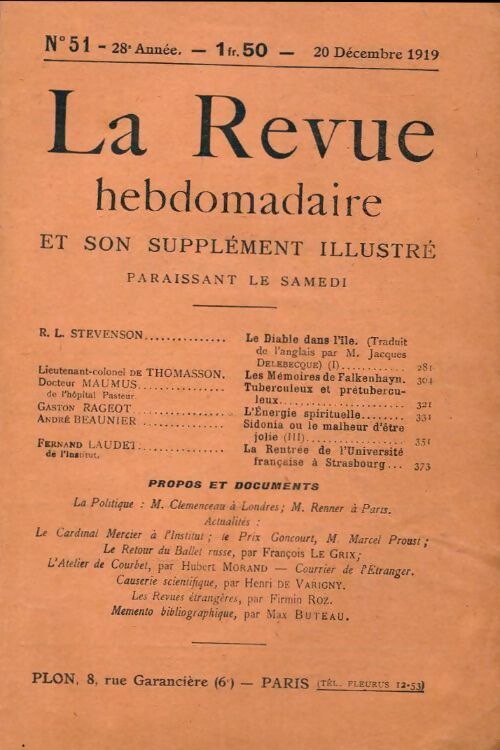 Livrenpoche : La revue hebdomadaire 28e année n°51 - Collectif - Livre