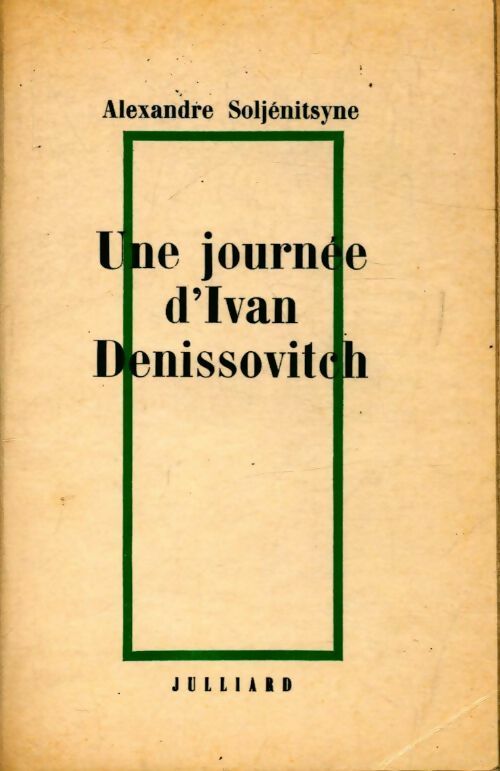 Livrenpoche : Une journée d'Ivan Denissovitch - Alexandre Soljénitsyne - Livre
