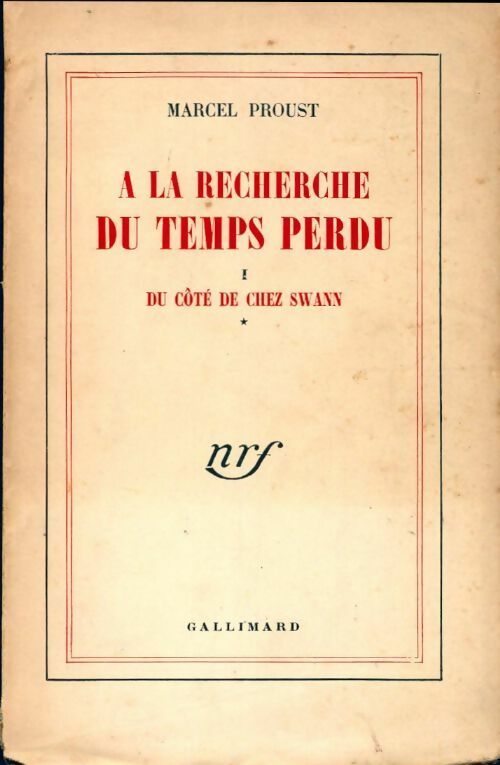 Livrenpoche : A la recherche du temps perdu Tome I : Du côté de chez Swann Tome I - Marcel Proust - Livre